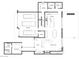 Floor plan showing an open layout with a large great room and garage at 6876 Milos Rd, Las Vegas, NV 89118