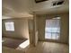 Simple dining area with tile flooring and large window at 4300 N Lamont St # 232, Las Vegas, NV 89115