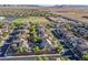 Aerial view of community, highlighting location and surrounding landscape at 10038 Peak Lookout St, Las Vegas, NV 89178