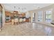 Updated kitchen featuring granite countertops and custom cabinetry at 10038 Peak Lookout St, Las Vegas, NV 89178