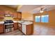 Modern kitchen with stainless steel appliances at 2020 Rancho Lake Dr # 205, Las Vegas, NV 89108