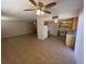 Open concept living room and kitchen area at 730 Goshawk St, Henderson, NV 89015