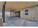 Covered patio with concrete flooring and ceiling fan at 3525 Umatilla Ave, Pahrump, NV 89061