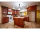 Spacious kitchen with center island and ample storage at 780 S Lawson Dr, Moapa, NV 89025