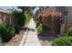 Landscaped walkway between townhouses at 1236 Dusty Creek St, Las Vegas, NV 89128