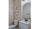 Small bathroom with a single vanity and toilet at 10021 Village Walk Ave, Las Vegas, NV 89149