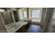 Large bathroom with double sinks, soaking tub and shower at 4821 Whisper Lake Ave, Las Vegas, NV 89131