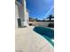 Inviting kidney-shaped pool with ample deck space at 5243 Sunnywood Dr, Las Vegas, NV 89120