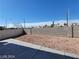 Backyard with gravel and block wall at 2711 Morning Break Ct, Las Vegas, NV 89142