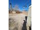 Large backyard with dirt and a shed at 1710 Shadow Mountain Pl, Las Vegas, NV 89108