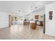 Kitchen with island, stainless steel appliances, and ample cabinet space at 2441 Ottawa St, Sandy Valley, NV 89019