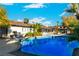 Inviting swimming pool surrounded by a spacious patio at 2100 Las Flores St, Las Vegas, NV 89102