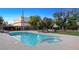 Inviting pool and spa with a spacious backyard at 1800 Silver Ave, Las Vegas, NV 89102