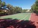 Well-maintained tennis court with surrounding landscape at 2257 Candlestick Ave, Las Vegas, NV 89052