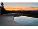 Luxury pool with sunset views and spa at 2548 Forest City Dr, Henderson, NV 89052