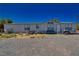 Exterior view of a single-wide manufactured home at 1980 W Horn Rd, Pahrump, NV 89048