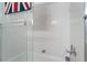 Clean bathroom with shower/tub combo at 6356 Canyon Ridge Dr, Las Vegas, NV 89108