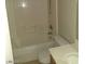 Clean bathroom with shower/tub combo at 1432 Evening Song Ave, Henderson, NV 89012