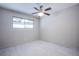 Bright bedroom with ceiling fan and tile flooring at 4409 Edward Ave, Las Vegas, NV 89108