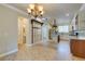 Dining room with kitchen and powder room access at 9144 Ebony Threads Ct, Las Vegas, NV 89149