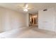 Spacious bedroom with mirrored closet and carpet flooring at 725 N Royal Crest Cir # 236, Las Vegas, NV 89169