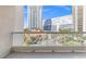 Private balcony offering stunning city views at 2777 Paradise Rd # 502, Las Vegas, NV 89109