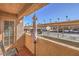 Private balcony with patio furniture at 1375 E Hacienda Ave # 114, Las Vegas, NV 89119