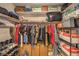 Large walk-in closet with ample storage space at 1375 E Hacienda Ave # 114, Las Vegas, NV 89119