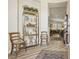 Bright entryway with wood floors, shelving and seating at 10057 Regency Canyon Way, Las Vegas, NV 89148