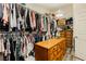 Large walk-in closet with ample shelving and hanging space at 6391 Tempting Choice Ave, Las Vegas, NV 89131