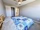 Bright bedroom with a queen bed and ample closet space at 10817 San Millan Ave, Las Vegas, NV 89166