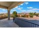 Private balcony offering scenic mountain views at 6004 Chessington Ave, Las Vegas, NV 89131