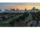 Panoramic view of the Las Vegas skyline at dusk at 3111 Bel Air Dr # 17A, Las Vegas, NV 89109