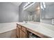 Clean bathroom with a large vanity, shower, and bathtub at 109 Breezy Tree Ct # 202, Las Vegas, NV 89145