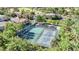 Aerial view of two tennis courts in community at 1841 Indian Bend Dr, Henderson, NV 89074