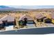 Aerial view of houses with desert landscape at 977 Majestic Vw, Mesquite, NV 89034