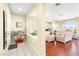 Bright living room with hardwood floors and seating area at 2795 Murray Hill Ln, Las Vegas, NV 89142