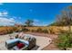 Relaxing backyard patio with comfortable seating and greenery at 2795 Murray Hill Ln, Las Vegas, NV 89142