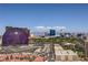 Stunning aerial view showcasing the property's location and surrounding cityscape at 1 Hughes Center Dr # 1901, Las Vegas, NV 89169