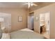 Guest bedroom with a full-size bed and ensuite bathroom at 1516 Faldo St # 1516, Las Vegas, NV 89128