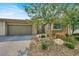 Single story home with attached garage and landscaping at 5119 E Long Leaf Ct, Pahrump, NV 89061