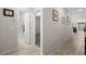 Hallway with views into bathroom and bedroom at 1047 Atkins Ln, Mesquite, NV 89027