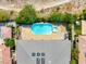 Luxury home with private pool and spacious backyard, ideal for outdoor living at 9517 Verlaine Ct, Las Vegas, NV 89145