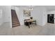 Small dining area with a wooden table and chairs at 877 Royal Amethyst Way, Las Vegas, NV 89178