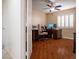 Home office with wood floors and a desk area at 850 Buffwood Ave, Las Vegas, NV 89123