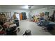 Overstuffed garage with various items and boxes at 3610 Mount Charleston Dr, Pahrump, NV 89048