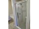 Shower stall with glass enclosure and grab bars at 1509 Blackcombe St # 101, Las Vegas, NV 89128