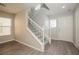 Modern staircase with white railings at 747 Shadwell St, Las Vegas, NV 89178