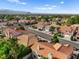 Wide aerial view of the neighborhood and surrounding area at 8309 Aqua Spray Ave, Las Vegas, NV 89128