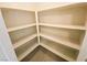 Spacious corner pantry with ample shelving at 9265 Gentle Cascade Ave, Las Vegas, NV 89178